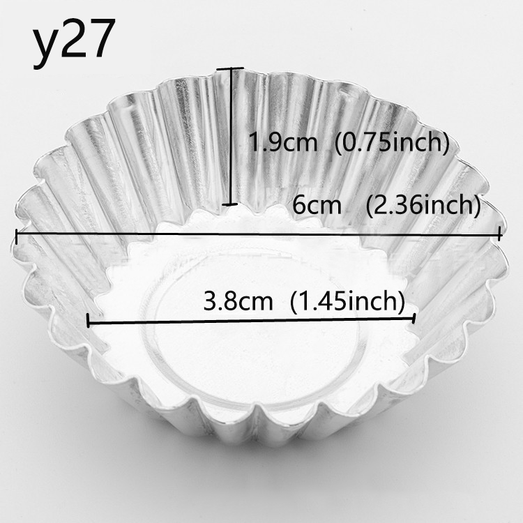 Tart mould  for baking chrysanthemum flower (reuse) 10pcs - sumi