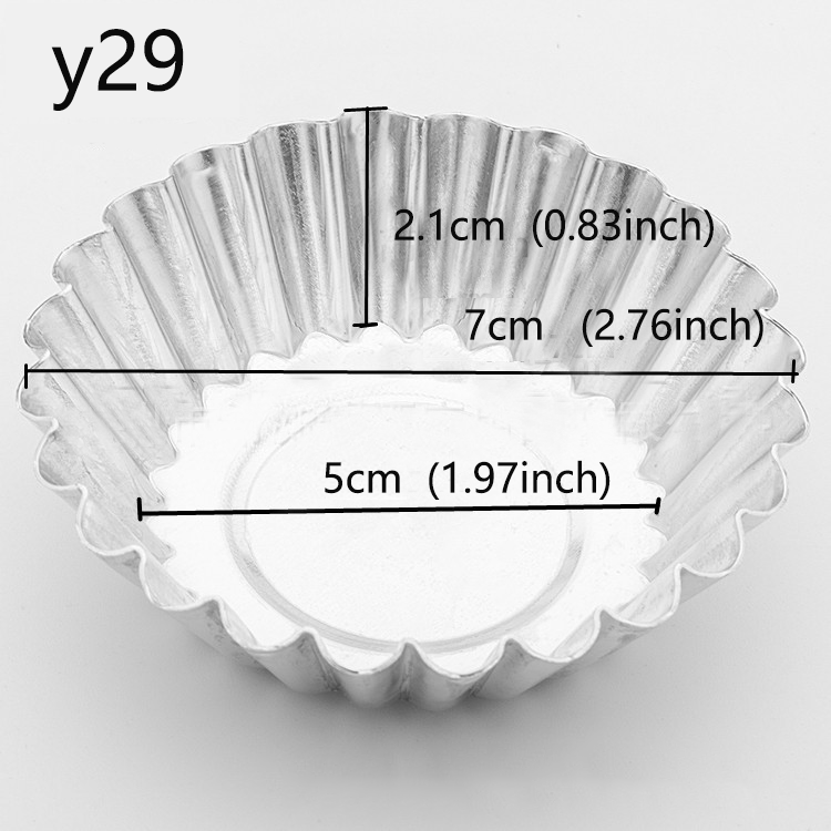 Tart mould  for baking chrysanthemum flower (reuse) 10pcs - sumi